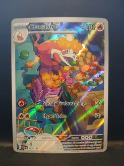Crocalor - 202/193 Illustration Rare Holo SV02: Paldea Evolved NM Pokemon - Image 1