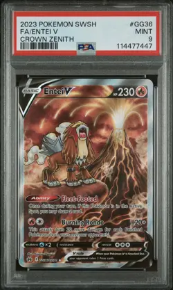Entei v Galarian Gallery Holo Ultra Rare Pokemon TCG GG36/GG70 - Image 1