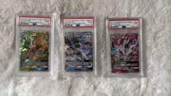 Pokemon TCG Evolution Celebration Tins Sylveon, Leafeon, Glaceon Promo Lot PSA 9 - Image 1