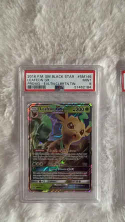 Pokemon TCG Evolution Celebration Tins Sylveon, Leafeon, Glaceon Promo Lot PSA 9 - Image 5
