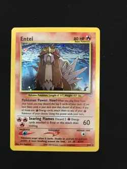 Entei - Pokemon Neo Revelation 6/64 - Holo - Unlimited - NM - Image 1