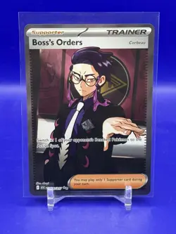 Boss’s Orders 256/217 Ultra Rare Full Art Pokemon TCG Ascended Heroes Trainer - Image 2