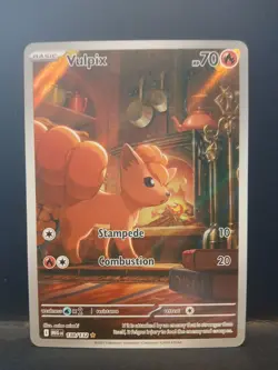 Pokemon TCG Vulpix 138/132 Illustration ME01 Mega Evolution NM/M Condition - Image 1