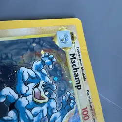 Machamp 8/102 LP 1st Edition Holo Rare Pokemon TCG Base Set 1999 Vintage - Image 3