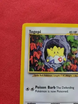 Pokemon: Togepi #51/111 Neo Genesis 2000 Vintage Non-holo - NM / LP+ - L57 - Image 4