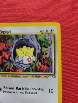 Pokemon: Togepi #51/111 Neo Genesis 2000 Vintage Non-holo - NM / LP+ - L57 - Image 5