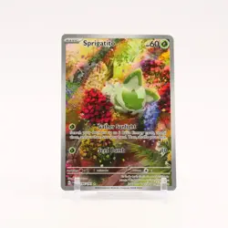Sprigatito - 196/193 Paldea Evolved Illustration Rare Pokemon - NM - Image 1