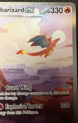 Pokemon Charizard EX 199/165 Scarlet & Violet 151 Special Illustration Rare - LP - Image 5