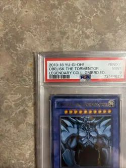 Yu-Gi-Oh! Obelisk The Tormentor LC01-EN001 Legendary Collection PSA 9 MINT - Image 2