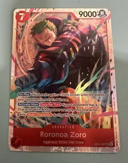 One Piece Roronoa Zoro EB04-007 SR ENGLISH OP15 - Image 1