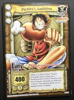 One Piece CCG The Quest Begins Pirate’s Ambition Luffy PR001 Shonen Jump Promo - Image 1