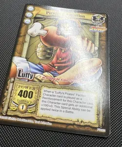 One Piece CCG The Quest Begins Pirate’s Ambition Luffy PR001 Shonen Jump Promo - Image 3
