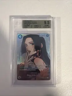 One Piece CCG Boa Hancock Kingdoms of Intrigue Alt Art OP01-078 BGS 9.5 - Image 1