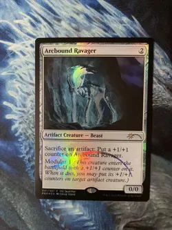 Arcbound Ravager #001 MTG: WMCQ Promo Foil Artifact Creature (CBJA) - Image 1