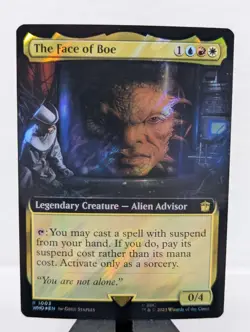 The Face of Boe (Extended Art Surge 1003) FOIL Doctor Who NM Rare - Image 1