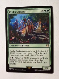 Realm Seekers #258 (NM) Lord of the Rings LTC Magic MTG - Image 1
