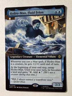 Hydro-Man, Fluid Felon (Extended Art) - Marvel's Spider-Man - MTG - Image 1