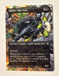 Spider-Man Noir (Borderless) Marvel's Spider-Man Regular Uncommon MTG NM - Image 1