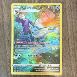 Pokemon Vaporeon Ultra Rare Holo TG02/TG30 Swsh09: Brilliant Stars 110 HP - Image 1