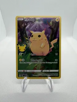 Pokemon Pikachu TCG Celebrations Card 005/025 25th Anniversary - Image 1