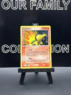 Cyndaquil 59/101 TCG Holo Pokemon Card EX Hidden Legends - Image 1