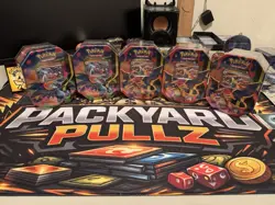 Pokemon TCG Mega Charizard Tin Sealed Booster Box Lot of 5 2022 English - Image 1