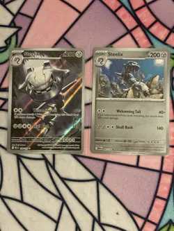 Pokemon TCG Steelix MEG 150/132 093/132 2025 Lot 2 English Foil Regular - Image 1