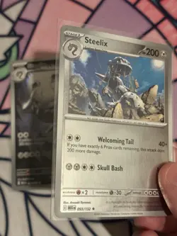 Pokemon TCG Steelix MEG 150/132 093/132 2025 Lot 2 English Foil Regular - Image 2