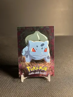 Topps Pokemon Bulbasaur E1 of 12 Foil LP - Image 1
