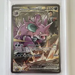 Pokemon TCG PSA 10 Team Rocket's Nidoking EX Destined Rivals 233/182 - Image 2