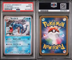 PSA 10 2015 POKEMON JAPANESE XY BANDIT RING #020 GYARADOS BANDIT RING-1ST ED. - Image 3