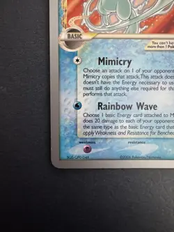 Pokemon TCG Mew Gold Star 101/101 Delta Species 2008 World Championships - Image 3