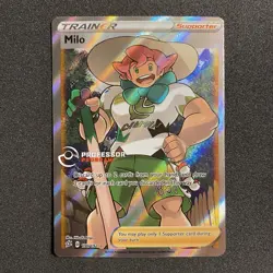 Professor Program Promo Pokemon Milo Rebel Clash 190/192 2020 Textured Full Art - Image 1