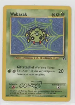 Spinarak German Pokemon Neo Discovery #64 2001 - Image 1