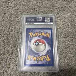 2000 WOTC Pokemon Team Rocket #27 Non-Holo Dark Machamp PSA 8 - Image 2