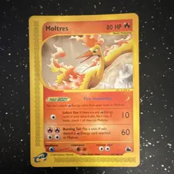 Moltres 21/144 Skyridge Rare Regular Basic Pokemon TCG English - Image 1