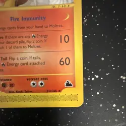 Moltres 21/144 Skyridge Rare Regular Basic Pokemon TCG English - Image 5