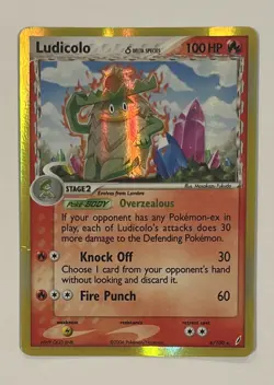 Pokemon - Ludicolo 6/100 Reverse Holo, Crystal Guardians - Image 1