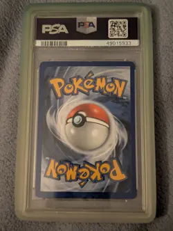 2001 POKEMON NEO DISCOVERY 1/75 ESPEON-HOLO PSA 7 HALF SWIRL ON TOP W SLAB GUARD - Image 2