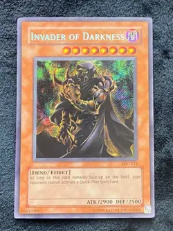 Yugioh Invader of Darkness IOC-111 Secret Rare Unlimited NP! - Image 2