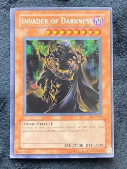 Yugioh Invader of Darkness IOC-111 Secret Rare Unlimited NP! - Image 4