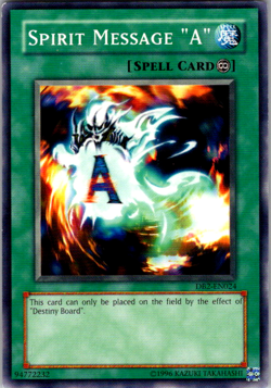 Spirit Message "A" - DB2-EN024 - Common - Unlimited Edition x1 - Near Mint - Image 1