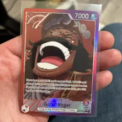 Gol D. Roger One Piece OP13-003 Alt Art Leader Red Purple RARE Pirate King Card - Image 1