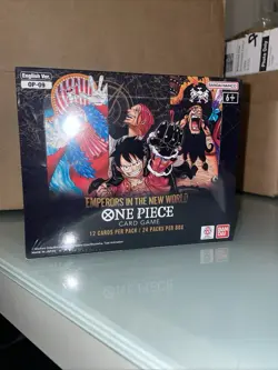 One Piece CCG Emperors In The New World OP09 Booster Box English Sealed MINT - Image 1