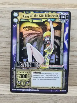 2006 One Piece Passage to the Grand Line CCG Ms. Valentine Foil Card CH069 (97) - Image 1