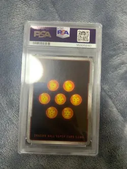 Dragon Ball FB01 139 SCR Parallel Trading Card Goku PSA9 Authentic Rare - Image 2