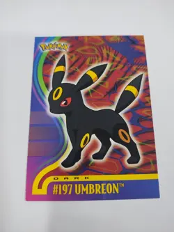MINT Umbreon 197 Topps 2001 Johto League Champions Rare Pokemon Card Glossy - Image 1