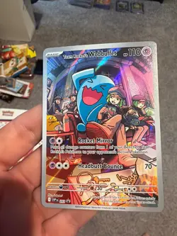 Destined Rivals Team Rocket Pokemon card lot NM mint Wobbuffet and Weezing - Image 2