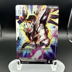 Bandai Freedom Gundam GD03-070 LR Unit Card Kira Yamato 4 Power 5 Defense - Image 1