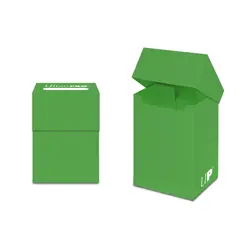 Ultra Pro Deck Box For Gaming Cards LIME GREEN Holds 80+ Sleeved Cards - Image 2